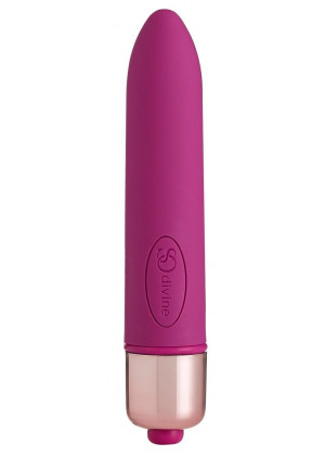 Ярко-розовая гладкая вибропуля Afternoon Delight Bullet Vibrator - 9 см.