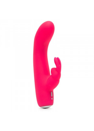 Розовый вибратор-кролик Rechargeable Mini Rabbit Vibrator - 15,2 см.