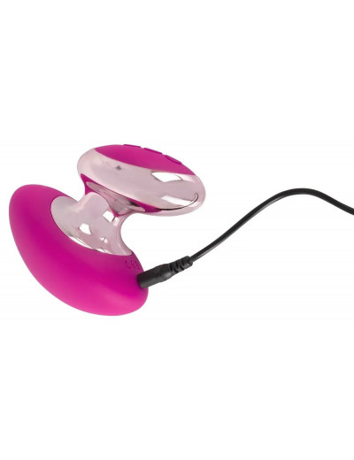 Ярко-розовый вибромассажер Couples Choice Massager