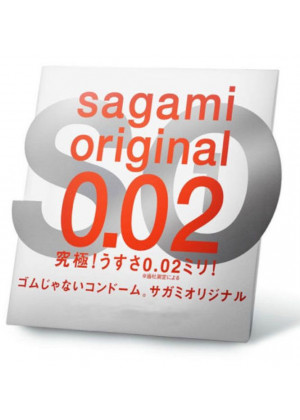 Ультратонкий презерватив Sagami Original 0.02 - 1 шт.