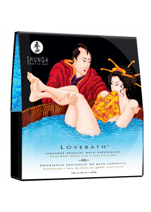 Соль для ванны Lovebath Ocean temptation, превращающая воду в гель - 650 гр. 