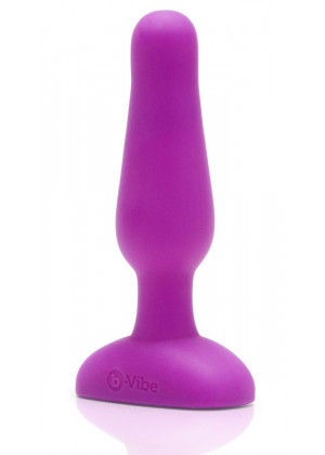 Анальная вибропробка NOVICE REMOTE CONTROL PLUG FUCHSIA - 10,2 см.