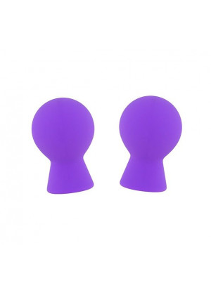 Фиолетовые присоски для груди LIT-UP NIPPLE SUCKERS SMALL PURPLE