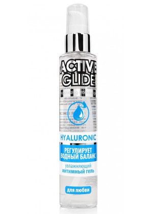 Увлажняющий интимный гель Active Glide Hyaluronic - 100 гр.