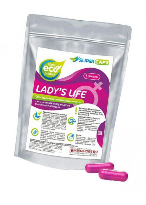 Возбуждающие капсулы Ladys Life - 2 капсулы (0,35 гр.)