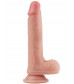 Телесный фаллоимитатор 8 Dual-Layered Silicone Nature Cock - 20,5 см.