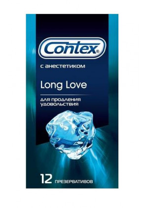 Презервативы с продлевающим эффектом Contex Long Love - 12 шт.