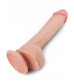 Телесный фаллоимитатор 8.5 Dual-Layered Silicone Nature Cock - 22 см.