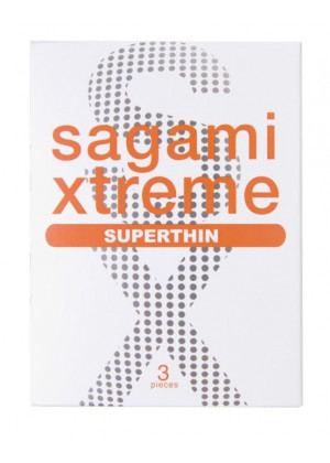 Ультратонкие презервативы Sagami Xtreme Superthin - 3 шт.