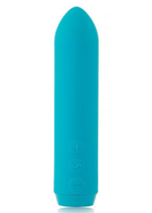 Бирюзовая вибропуля Je Joue Classic Bullet Vibrator - 9 см.