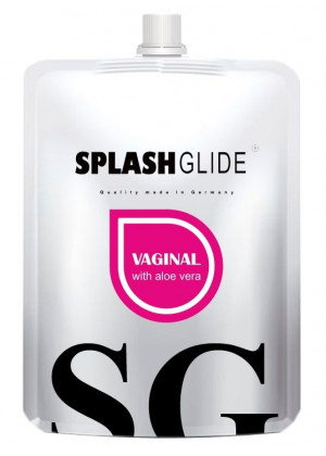 Ухаживающий лубрикант на водной основе Splashglide Vaginal With Aloe Vera - 100 мл.